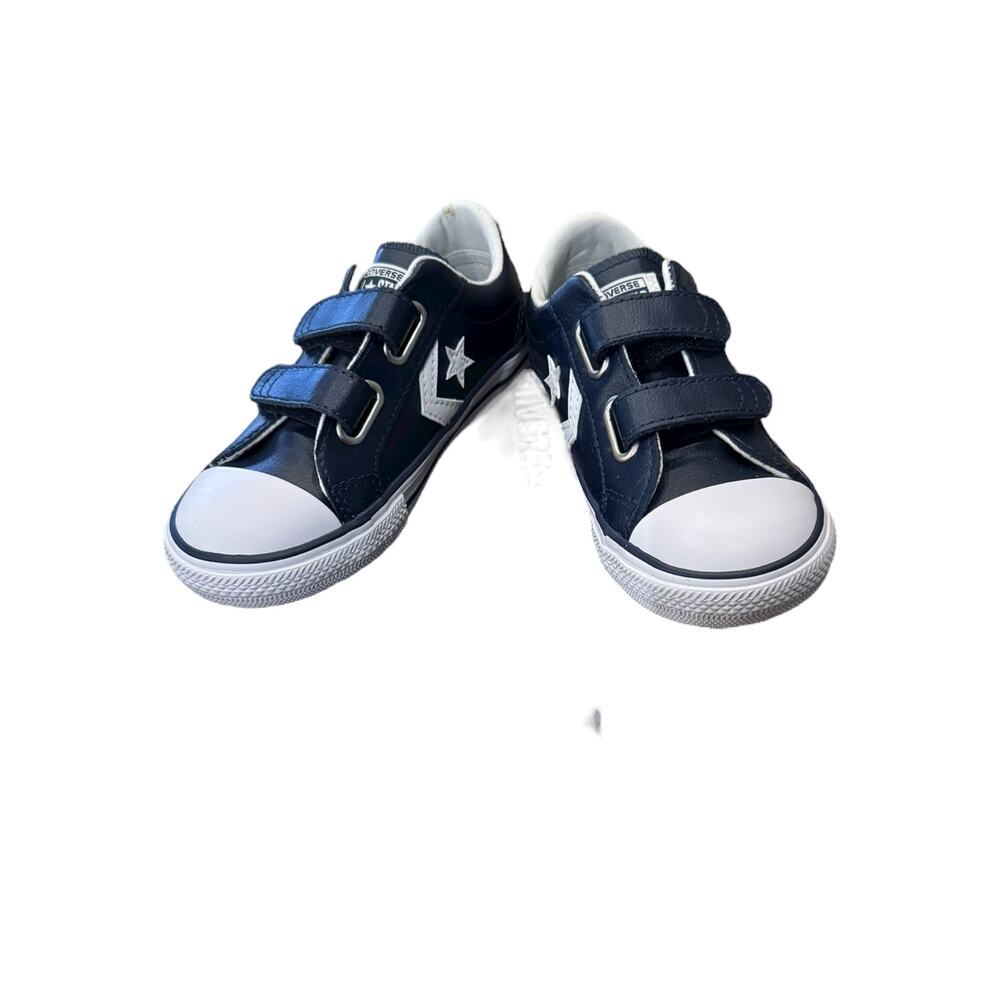 NIB Converse Star Player 2V Ox Navy White Infant Size 9 EU 25 746139C - Picture 4 of 7